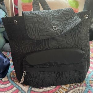 Steve Madden black quilted bag